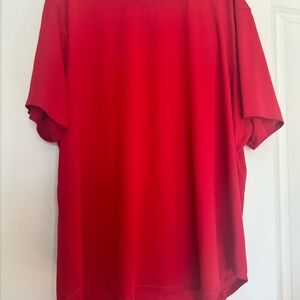 lululemon athletica Red Short Sleeve Run and Train Tee